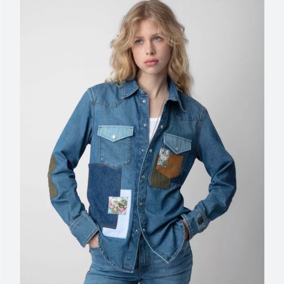 Zadig&Voltaire Denim Shirt - Picture 1 of 9